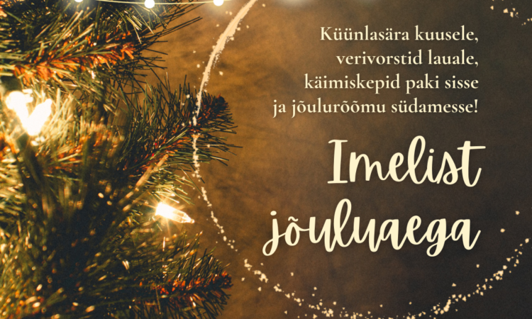 Jõulutervitus Eesti Kepikõnni Liidu poolt